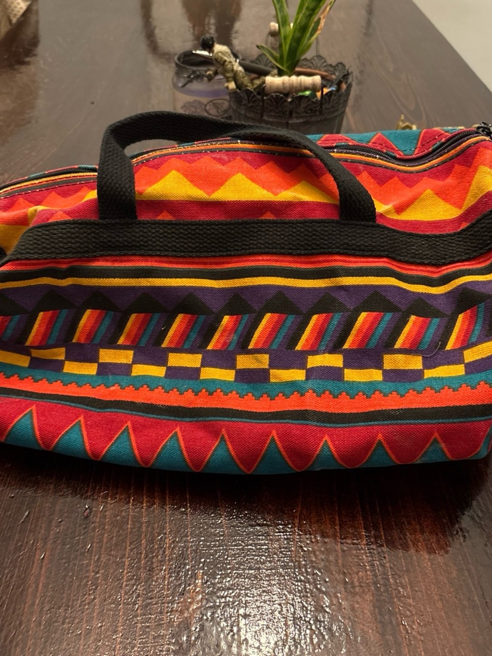 Reba Multicolor Aztec-Pattern bag - Picture 4 of 8